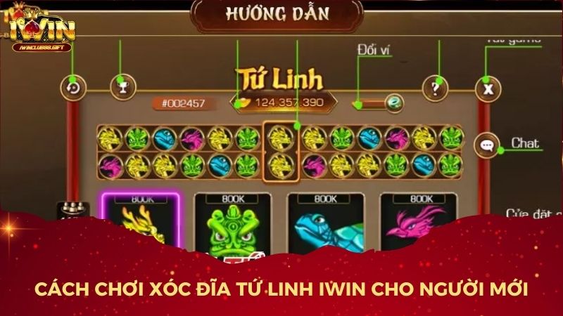Cách Chơi Xóc Đĩa Tứ Linh iWin Cho Người Mới