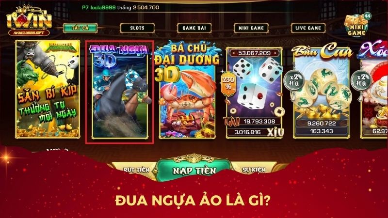 IWin mang đến sân chơi đua ngựa 3D sinh động như thật